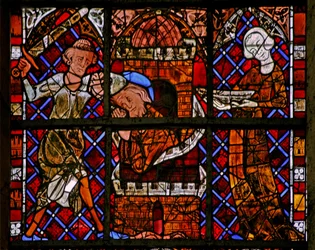 Window depicting the death of St John the Baptist